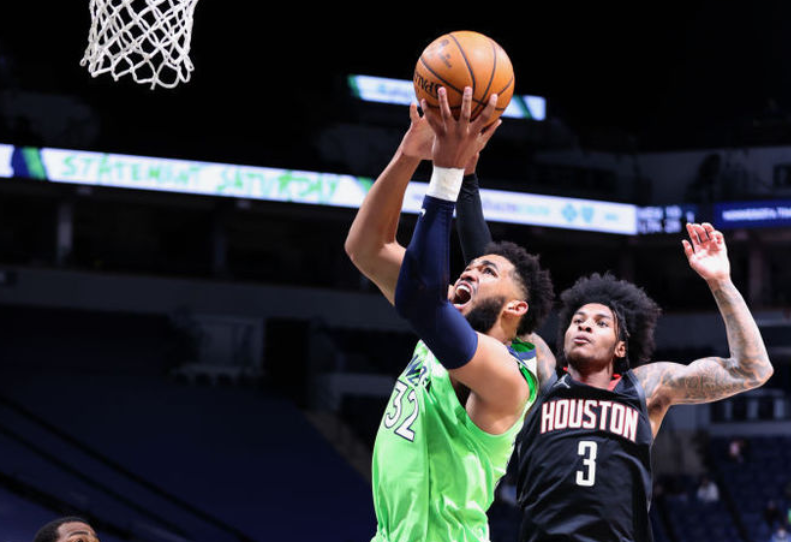  唐斯内外开花砍高分，森林狼主场大胜活塞