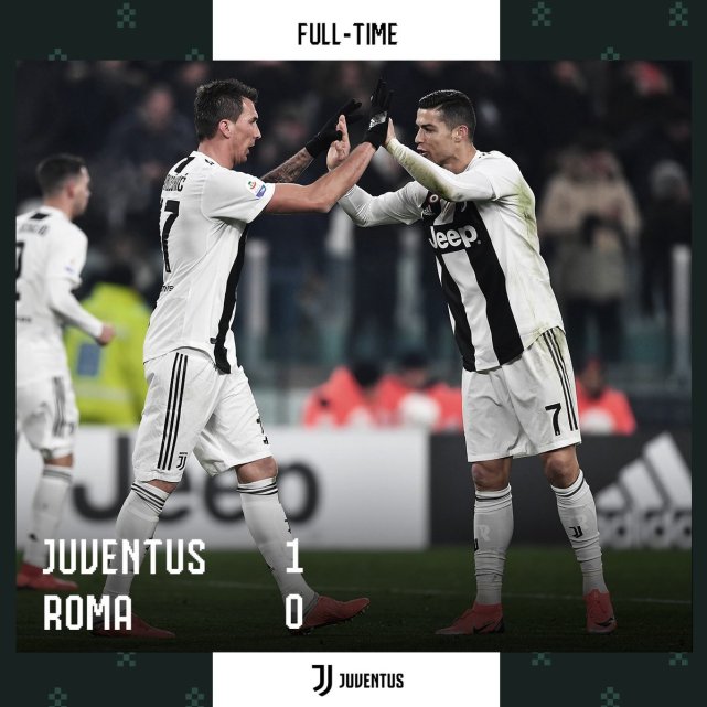 尤文图斯轻取蒙扎提前锁定意甲半程冠军